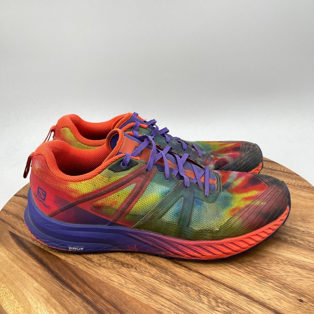 Salomon Odyssey Shoes Mens Size 11 Triple Crown Magic Tie Dye Walking Sneakers